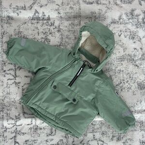 Polarn O. Pyret Sage Green Baby Jacket